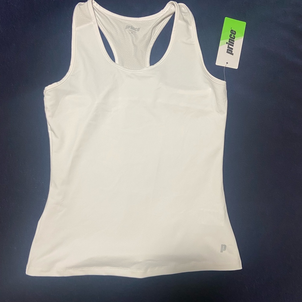 Prince Women's White Tank Top tennis/golf